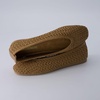 image:imageCUSHIONAIRE GILT Woven Ballet Flats for Women Lightweight Knit Flats with Memory Foam Arch Support and Pull On TabTaupe