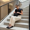 image:imageCUSHIONAIRE Graff Mary Jane Shoes for Women Woven Ballet Flats with Adjustable Buckle Strap Lightweight Slip On ShoesBlack