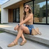 image:imageCUSHIONAIRE Graff Mary Jane Shoes for Women Woven Ballet Flats with Adjustable Buckle Strap Lightweight Slip On ShoesTaupe