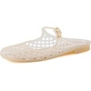 image:imageCUSHIONAIRE Java Casual Womens Jelly Flats with Adjustable Strap Closed Toe Mary Janes Mule Design Waterproof Jelly Sandals for WomenChampagne