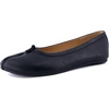 image:imageCUSHIONAIRE Maki Tabi Flats for Women Split Toe Ballet Flats with Flexible Sole and Cushioned FootbedBlack