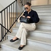 image:imageCUSHIONAIRE Maki Tabi Flats for Women Split Toe Ballet Flats with Flexible Sole and Cushioned FootbedBlack