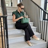 image:imageCUSHIONAIRE Maki Tabi Flats for Women Split Toe Ballet Flats with Flexible Sole and Cushioned FootbedGold