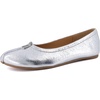image:imageCUSHIONAIRE Maki Tabi Flats for Women Split Toe Ballet Flats with Flexible Sole and Cushioned FootbedSilver