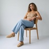 image:imageCUSHIONAIRE Monet Woven Mary Jane Flats for Women Comfortable Ballet Flats with Adjustable GoldTone Buckle Strap and Memory Foam CushioningTan