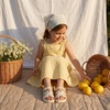 image:imageCUSHIONAIRE Orbit Kids Sandals Lightweight Waterproof EVA Slides with Adjustable Buckle Everyday Casual Comfort Girls SandalsKhaki