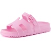image:imageCUSHIONAIRE Orbit Kids Sandals Lightweight Waterproof EVA Slides with Adjustable Buckle Everyday Casual Comfort Girls SandalsPink