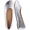 image:imageCUSHIONAIRE Maki Tabi Flats for Women Split Toe Ballet Flats with Flexible Sole and Cushioned FootbedSilver