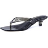 image:imageCUSHIONAIRE Riot Jelly Thong Kitten Heels for WomenSmoke