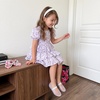 image:imageCUSHIONAIRE Siesta Girls Jelly Sandals Lattice CutOut Ballet Flats for Girls Flexible Slip On Beach ShoesSparkle