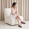 image:imageCUSHIONAIRE Siesta Girls Jelly Sandals Lattice CutOut Ballet Flats for Girls Flexible Slip On Beach ShoesTortoise