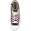 image:imageCUSHIONAIRE Vespa Platform Sneakers for Women Lace Up Canvas High Top Shoes with Side Zipper Chunky Sole and Memory FoamChocolate Zip