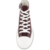image:imageCUSHIONAIRE Vespa Platform Sneakers for Women Lace Up Canvas High Top Shoes with Side Zipper Chunky Sole and Memory FoamChocolate Zip