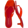 image:imageCUSHIONAIRE Riot Jelly Thong Kitten Heels for WomenRed