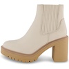 image:imageCUSHIONAIRE Womens Beckett chelsea boot Memory Foam Wide Widths AvailableCream