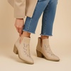 image:imageCUSHIONAIRE Womens Rustler Western bootie Memory Foam Wide Widths AvailableBeige