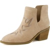 image:imageCUSHIONAIRE Womens Rustler Western bootie Memory Foam Wide Widths AvailableBeige