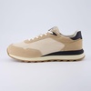 image:imageCUSHIONAIRE Mens Crest lace up Sneaker with Comfort FoamTanBlack