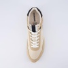 image:imageCUSHIONAIRE Mens Crest lace up Sneaker with Comfort FoamTanBlack