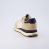 image:imageCUSHIONAIRE Mens Crest lace up Sneaker with Comfort FoamTanBlack