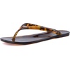 image:imageCUSHIONAIRE Splash Jelly Flip Flops for Women With Flexible Sole Glossy Jelly Finish Summer Sandals for WomenTortoise