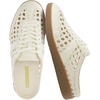 image:imageCUSHIONAIRE Buffy Woven Slip On Backless Sneaker Mules for WomenIvory