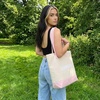 image:imageCUSHIONAIRE Canvas Tote Bag for Women Everyday Casual Beach Bag with Secure Zip Top and Exterior Storage PocketPink