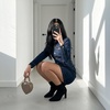 image:imageCUSHIONAIRE Giana Womens High Heel Ankle Boots Square Toe Vegan Suede Mid Block Heel Dress Booties for OfficeBlack