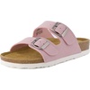 image:imageCUSHIONAIRE Lane Cork Footbed Womens Sandals Comfortable Double Buckle Slip On Sandals for Women with Arch Support and Classic Two Strap DesignPink Vegan Suede