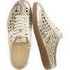 image:imageCUSHIONAIRE Buffy Woven Slip On Backless Sneaker Mules for WomenGold