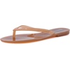 image:imageCUSHIONAIRE Aqua Jelly Flip Flops for Women  Jelly Shoes Glossy Upper SlipOn Thong Design Open Round Toe QuickDry Beach and Pool Friendly TravelReady Resort StyleWhiskey