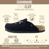 image:imageCUSHIONAIRE Cliff Suede Clog Mules for WomenBlack