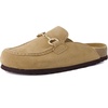 image:imageCUSHIONAIRE Cliff Suede Clog Mules for WomenSand