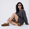 image:imageCUSHIONAIRE Luz Suede Clogs for Women with Fuzzy LiningBrown