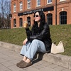 image:imageCUSHIONAIRE Luz Suede Clogs for Women with Fuzzy LiningDark Taupe