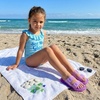 image:imageCUSHIONAIRE PoolK Jelly Sandals for Girls Water Friendly SlipOn Slides with Double Adjustable Buckles Comfortable Everyday Wear Kids SandalsLavender