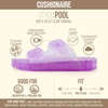 image:imageCUSHIONAIRE PoolK Jelly Sandals for Girls Water Friendly SlipOn Slides with Double Adjustable Buckles Comfortable Everyday Wear Kids SandalsLavender