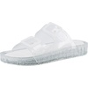 image:imageCUSHIONAIRE PoolK Jelly Sandals for Girls Water Friendly SlipOn Slides with Double Adjustable Buckles Comfortable Everyday Wear Kids SandalsSparkle