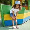 image:imageCUSHIONAIRE PoolK Jelly Sandals for Girls Water Friendly SlipOn Slides with Double Adjustable Buckles Comfortable Everyday Wear Kids SandalsSparkle