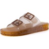 image:imageCUSHIONAIRE PoolK Jelly Sandals for Girls Water Friendly SlipOn Slides with Double Adjustable Buckles Comfortable Everyday Wear Kids SandalsWhiskey