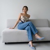 image:imageCUSHIONAIRE Saby Slingback Kitten Heels for Women Pointed Toe Pumps with Adjustable Ankle Strap for Casual Dressy WearBlue Microsuede