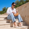 image:imageCUSHIONAIRE Saby Slingback Kitten Heels for Women Pointed Toe Pumps with Adjustable Ankle Strap for Casual Dressy WearIvory Smooth