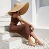 image:imageCUSHIONAIRE Saby Slingback Kitten Heels for Women Pointed Toe Pumps with Adjustable Ankle Strap for Casual Dressy WearNude Smooth
