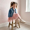 image:imageCushionaire Bonnie Girls Tennis Shoes Lightweight LaceUp Kids SneakersOffwhite