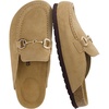 image:imageCUSHIONAIRE Cliff Suede Clog Mules for WomenSand