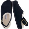 image:imageCUSHIONAIRE Luz Suede Clogs for Women with Fuzzy LiningBlack