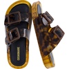 image:imageCUSHIONAIRE PoolK Jelly Sandals for Girls Water Friendly SlipOn Slides with Double Adjustable Buckles Comfortable Everyday Wear Kids SandalsTortoise