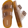 image:imageCUSHIONAIRE PoolK Jelly Sandals for Girls Water Friendly SlipOn Slides with Double Adjustable Buckles Comfortable Everyday Wear Kids SandalsWhiskey