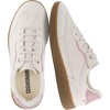 image:imageCushionaire Bonnie Girls Tennis Shoes Lightweight LaceUp Kids SneakersOffwhite