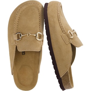 image:imageCUSHIONAIRE Cliff Suede Clog Mules for WomenSand